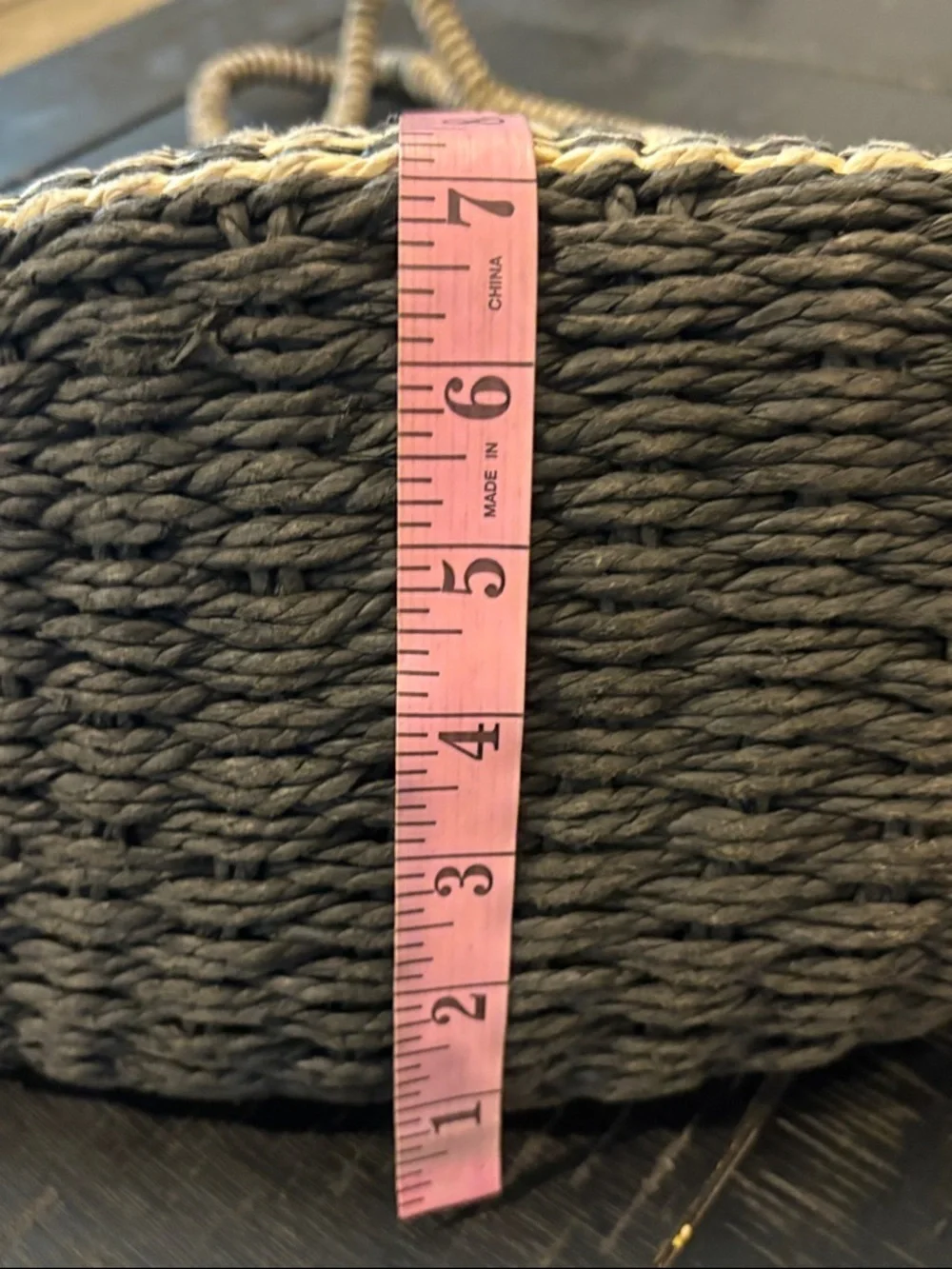 Lucky Brand Woven Boho Beach Bag Tote Tassel Vacation